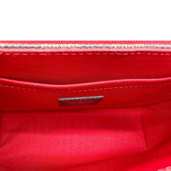 LOUIS VUITTON Croisette Damier Ebene Crossbody Bag Brown