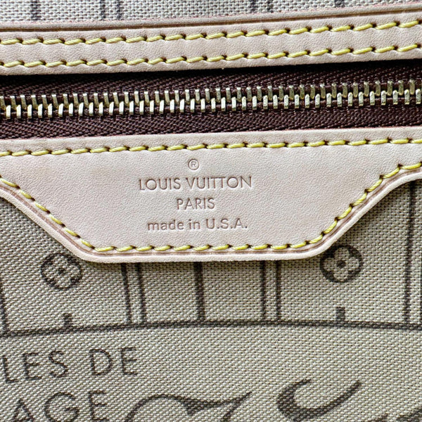 LOUIS VUITTON Neverfull MM Monogram Canvas Shoulder Bag Brown