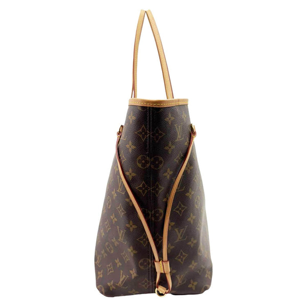 LOUIS VUITTON Neverfull GM Monogram Canvas Tote Bag Brown