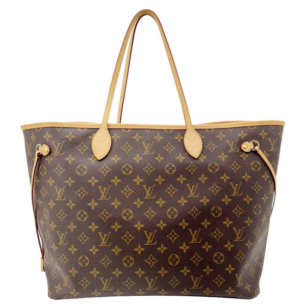 LOUIS VUITTON Neverfull GM Monogram Canvas Tote Bag Brown