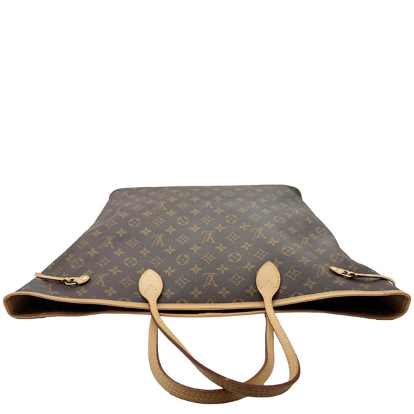 LOUIS VUITTON Neverfull GM Monogram Canvas Tote Bag Brown