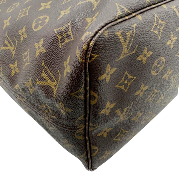 LOUIS VUITTON Neverfull GM Monogram Canvas Tote Bag Brown