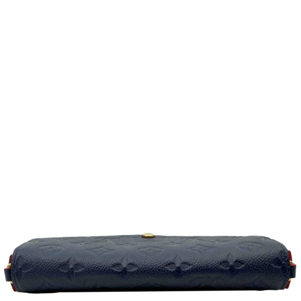 LOUIS VUITTON Felicie Pochette Monogram Empreinte Crossbody Bag Navy Blue