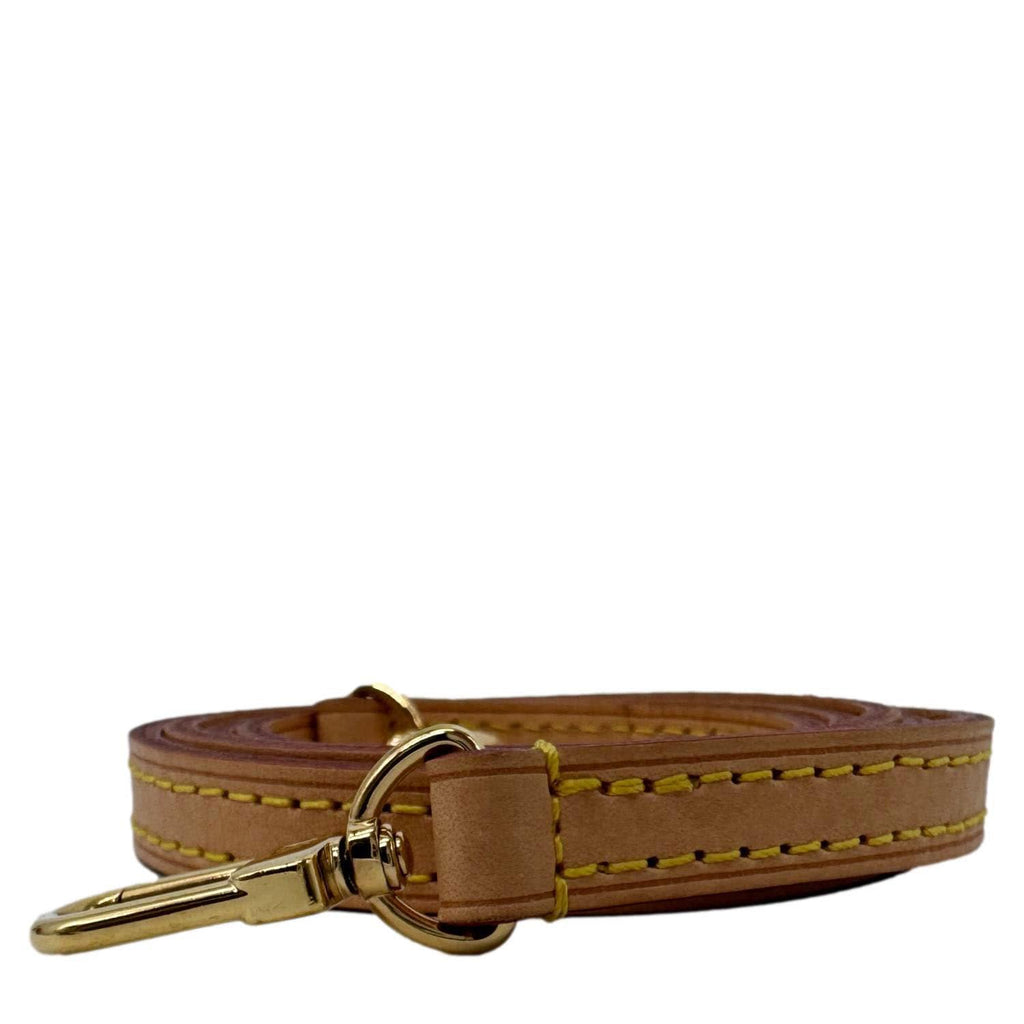 LOUIS VUITTON Leather Strap Tan