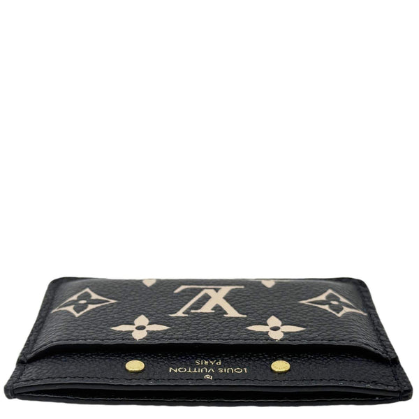 LOUIS VUITTON Monogram Empreinte Leather Card Holder Bicolor