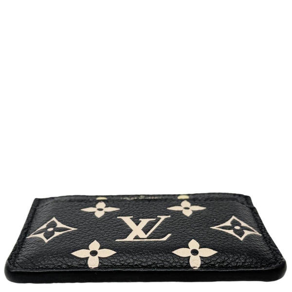 LOUIS VUITTON Monogram Empreinte Leather Card Holder Bicolor