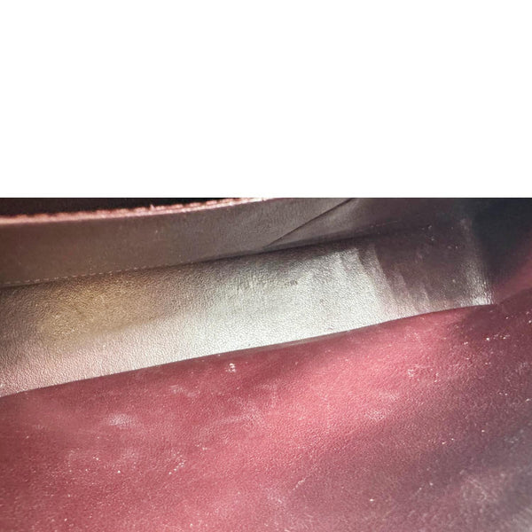 CHANEL Classic Double Flap Medium Quilted Caviar Leather Shoulder Bag Black