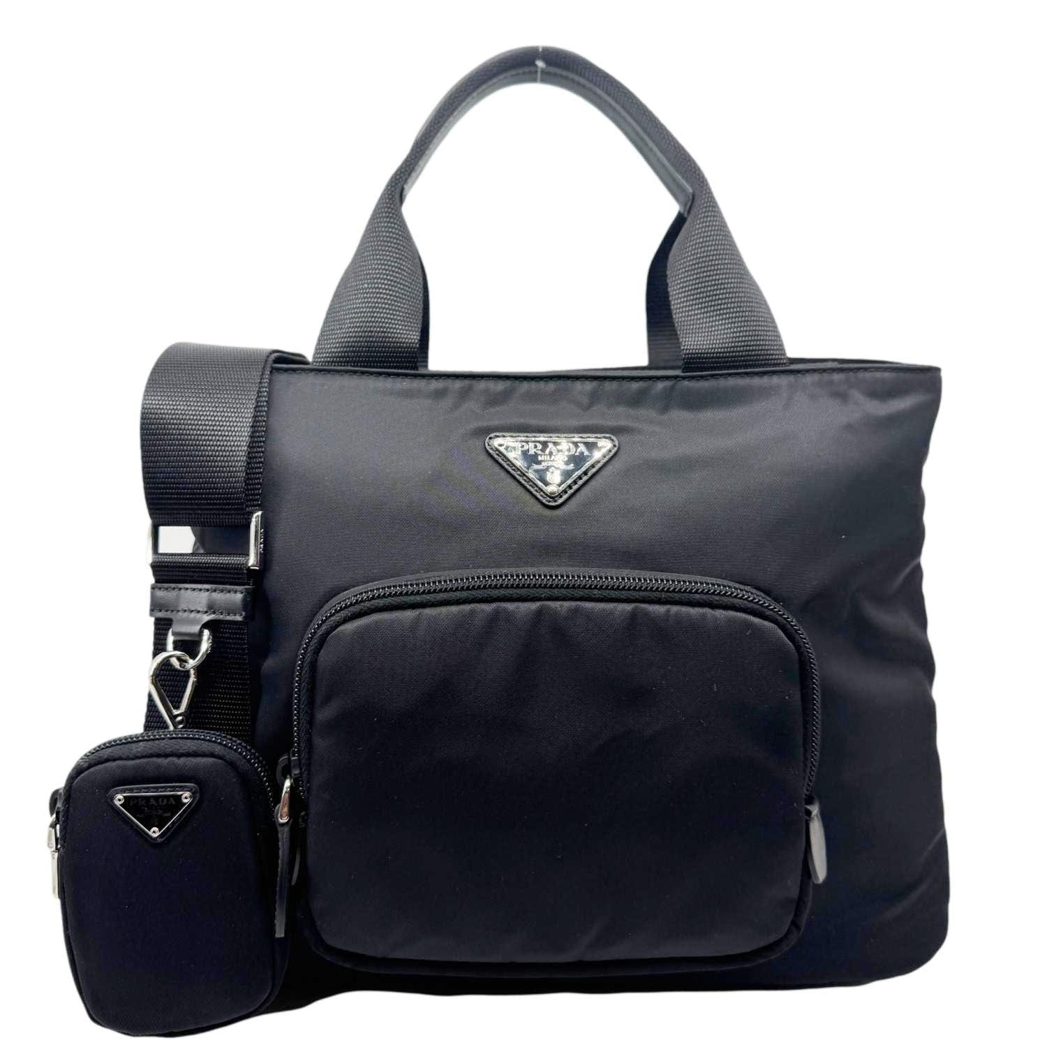 PRADA Baby Re-Nylon Crossbody Bag Black