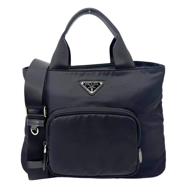 PRADA Baby Re-Nylon Crossbody Bag Black