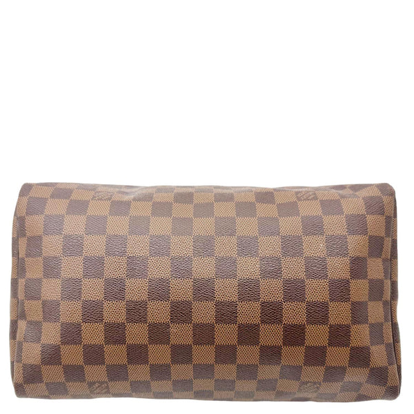 LOUIS VUITTON Speedy 30 Damier Ebene Satchel Bag Brown