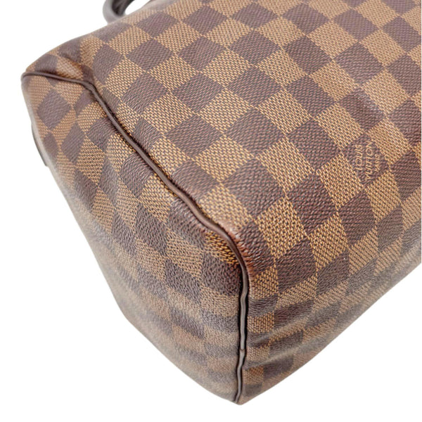 LOUIS VUITTON Speedy 30 Damier Ebene Satchel Bag Brown