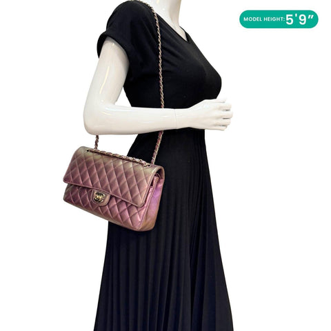 Chanel Classic Double Flap Medium Shoulder Bag Multicolor