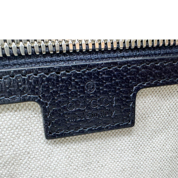 GUCCI Savoy Large GG Supreme Canvas Duffle Bag Navy Blue 724612