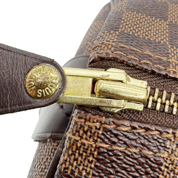 LOUIS VUITTON Speedy 30 Damier Ebene Satchel Bag Brown