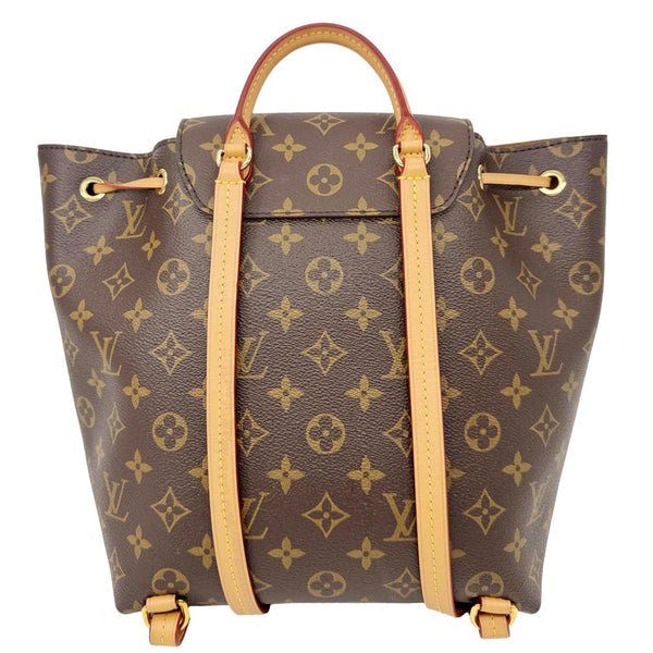 LOUIS VUITTON Montsouris PM Monogram Canvas Backpack Brown