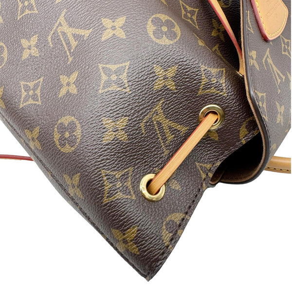 LOUIS VUITTON Montsouris PM Monogram Canvas Backpack Brown