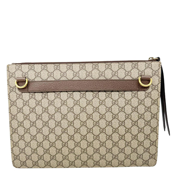 GUCCI Original Courrier Web GG Canvas Messenger Bag Beige 474083