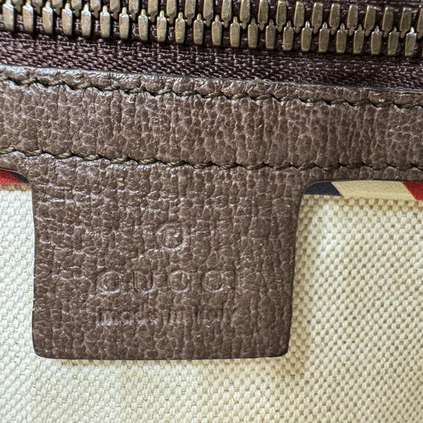 GUCCI Original Courrier Web GG Canvas Messenger Bag Beige 474083