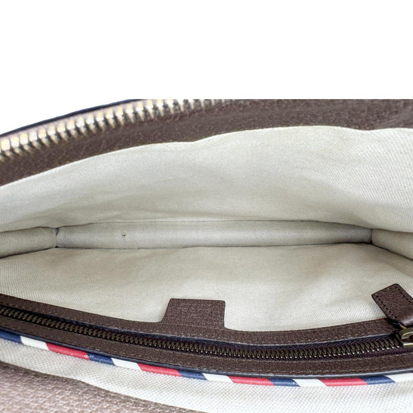 GUCCI Original Courrier Web GG Canvas Messenger Bag Beige 474083