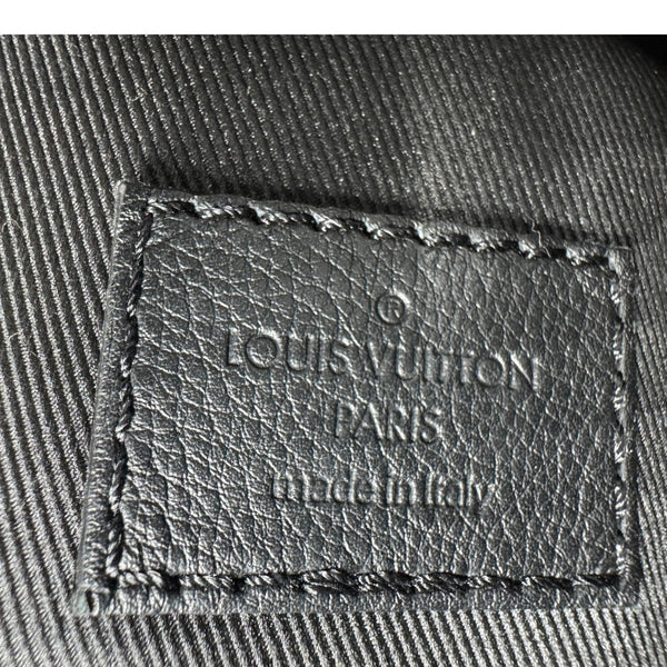 LOUIS VUITTON Duo Slingbag Monogram Shadow Leather Crossbody Bag Black