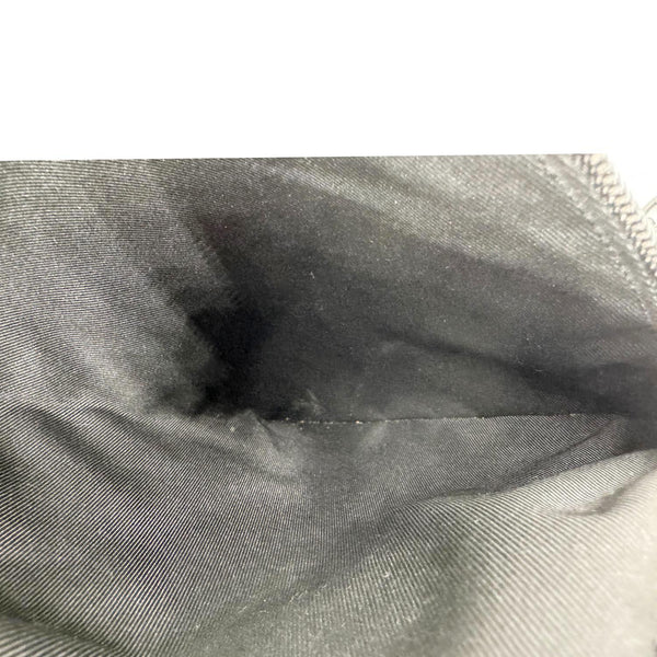 LOUIS VUITTON Duo Slingbag Monogram Shadow Leather Crossbody Bag Black