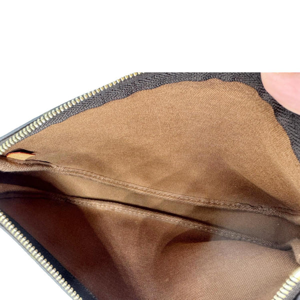 LOUIS VUITTON Pochette Accessoires Monogram Canvas Shoulder Bag Brown