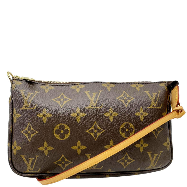 LOUIS VUITTON Pochette Accessoires Monogram Canvas Shoulder Bag Brown
