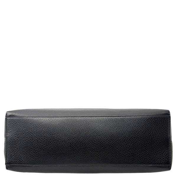 VALENTINO Garavani Rockstud Leather Shopper Tote Bag Black