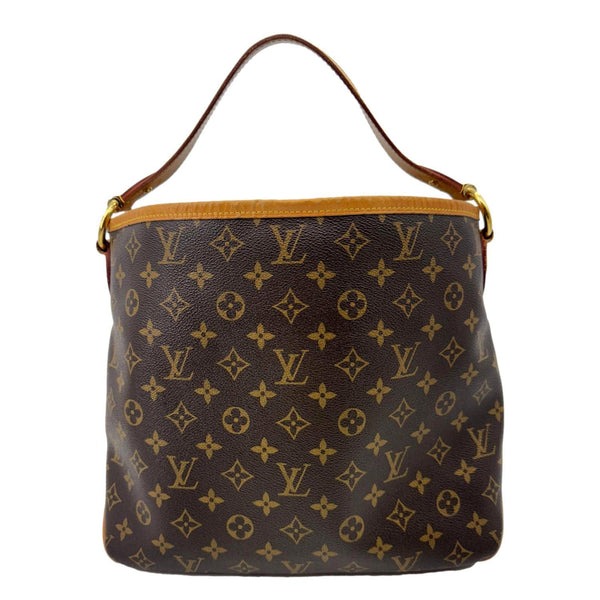 LOUIS VUITTON Delightful MM NM Brown Damier Ebene Hobo Shoulder Bag - Front