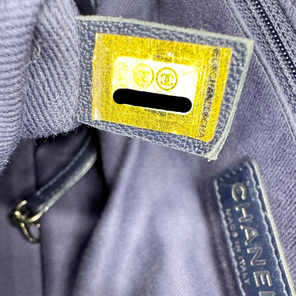 CHANEL Secret Large Aged Calfskin Quilted Leather Tote Bowling Bag Burgundy