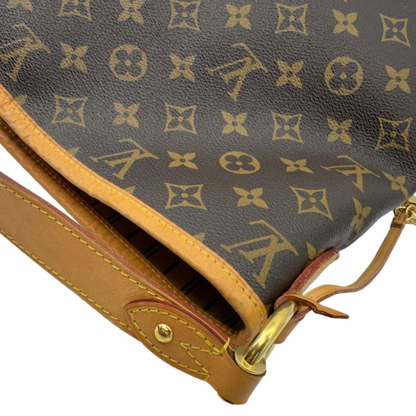 LOUIS VUITTON Delightful MM NM Monogram Canvas Hobo Shoulder Bag Brown