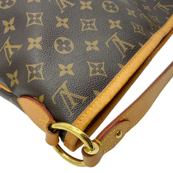 LOUIS VUITTON Delightful MM NM Monogram Canvas Hobo Shoulder Bag Brown