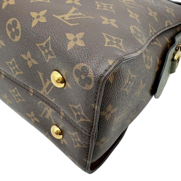 LOUIS VUITTON Tuileries Monogram Canvas Tote Shoulder Bag Brown