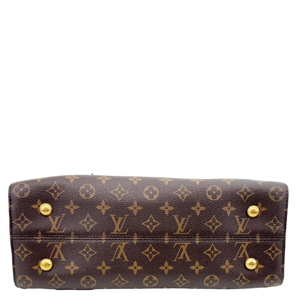 LOUIS VUITTON Tuileries Monogram Canvas Tote Shoulder Bag Brown