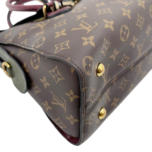 LOUIS VUITTON Tuileries Monogram Canvas Tote Shoulder Bag Brown