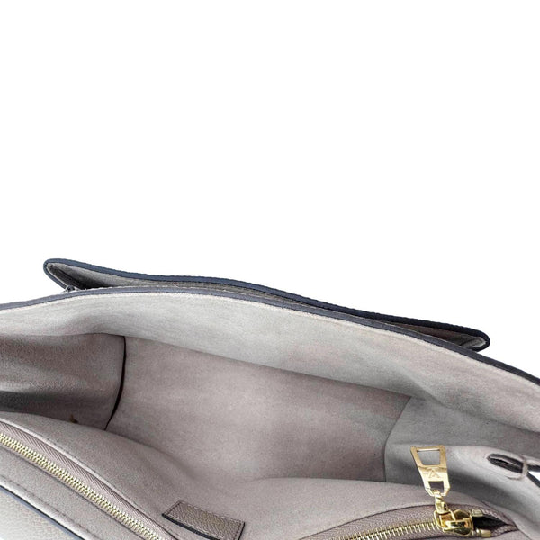 LOUIS VUITTON Vavin PM Monogram Empreinte Leather Shoulder Bag Beige