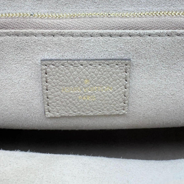 LOUIS VUITTON Vavin PM Monogram Empreinte Leather Shoulder Bag Beige