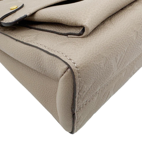 LOUIS VUITTON Vavin PM Monogram Empreinte Leather Shoulder Bag Beige