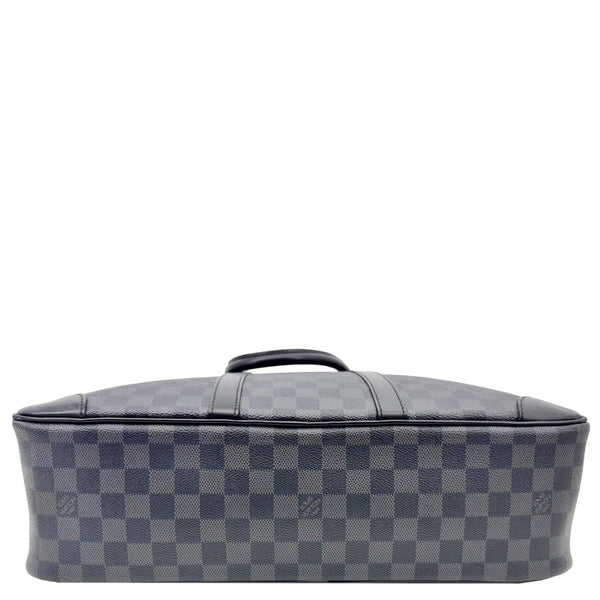 LOUIS VUITTON Porte Documents Voyage Damier Graphite Crossbody Bag Black