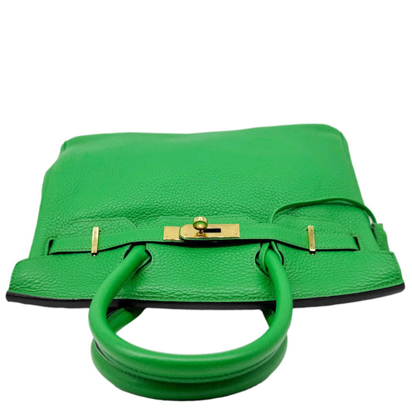 HERMES Birkin 30 Togo Leather Tote Bag Green