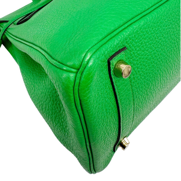 HERMES Birkin 30 Togo Leather Tote Bag Green