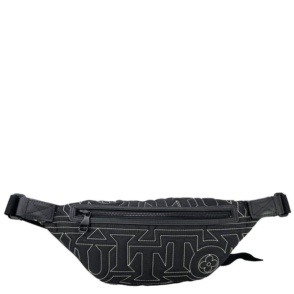 LOUIS VUITTON Snow Discovery PM Nylon Bumbag Black