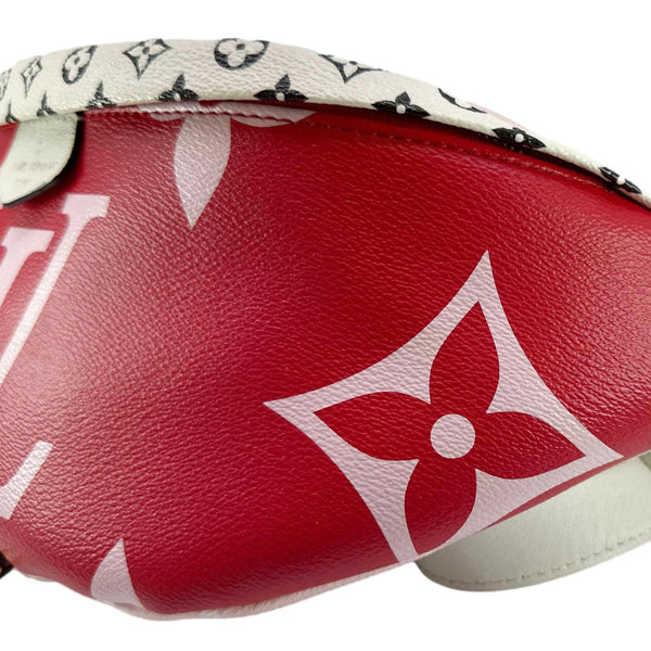 LOUIS VUITTON Giant Monogram Canvas Bumbag Rouge