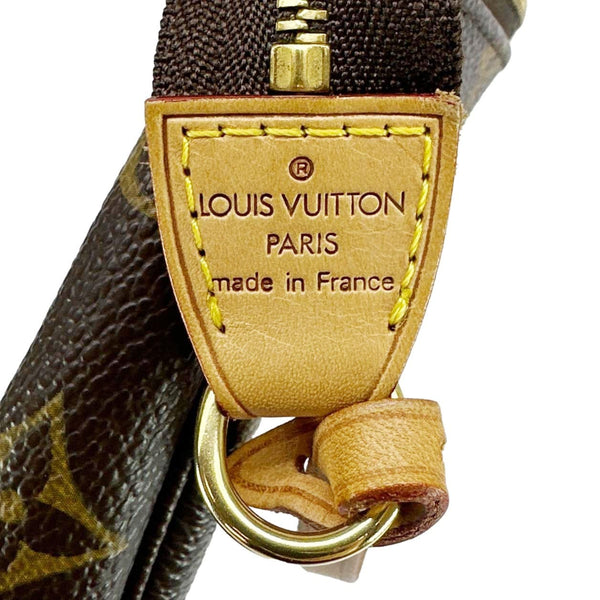 LOUIS VUITTON Pochette Accessoires Monogram Canvas Pouch Brown