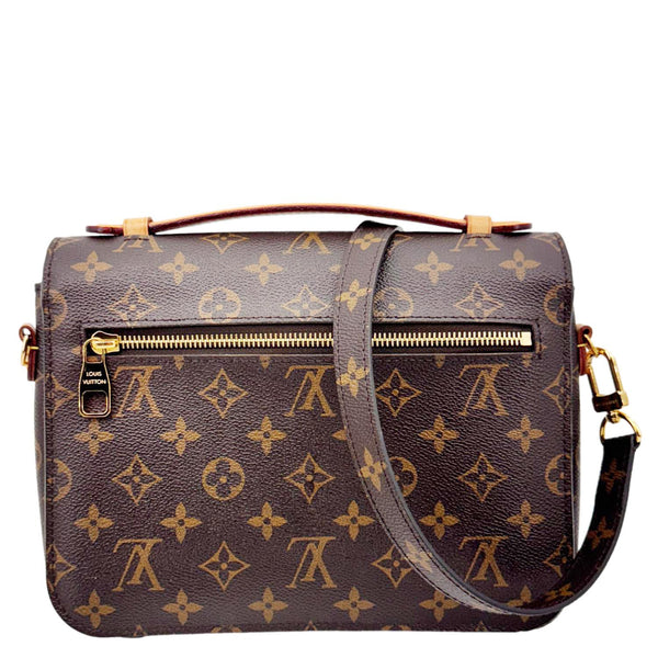 LOUIS VUITTON Metis Pochette Monogram Canvas Crossbody Bag Brown