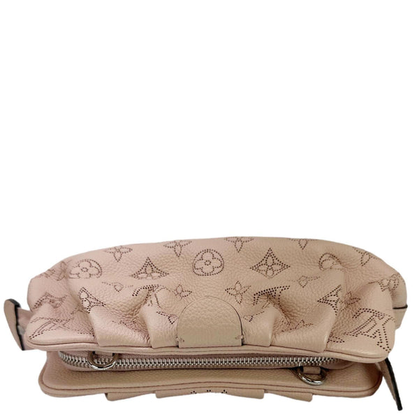 LOUIS VUITTON Scala Mini Monogram Mahina Perforated Leather Pouch Pink
