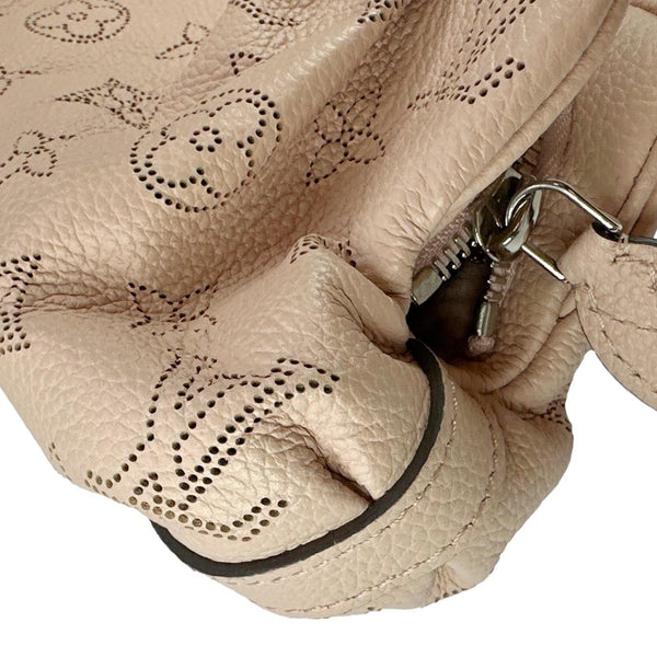 LOUIS VUITTON Scala Mini Monogram Mahina Perforated Leather Pouch Pink