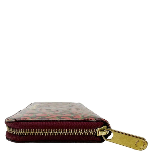LOUIS VUITTON Stephan Sprouse Leopard Print Vernis Wallet Maroon