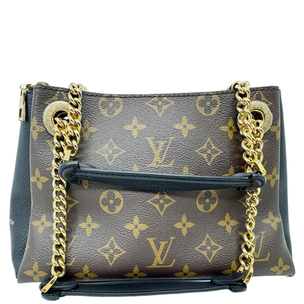 LOUIS VUITTON Surene BB Monogram Canvas Shoulder Bag Black