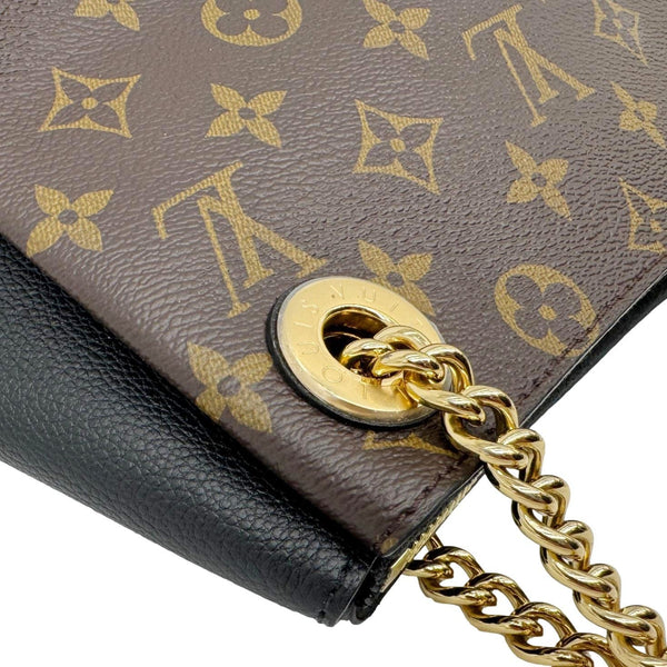 LOUIS VUITTON Surene BB Monogram Canvas Shoulder Bag Black